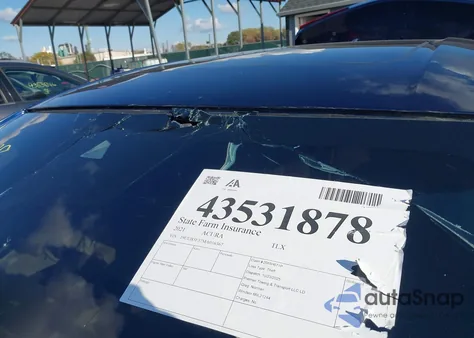 2021 Acura Tlx Standard from USA, damaged, VIN 19UUB5F37MA016367